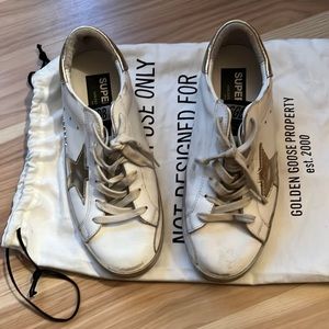 Barely worn golden goose sneakers